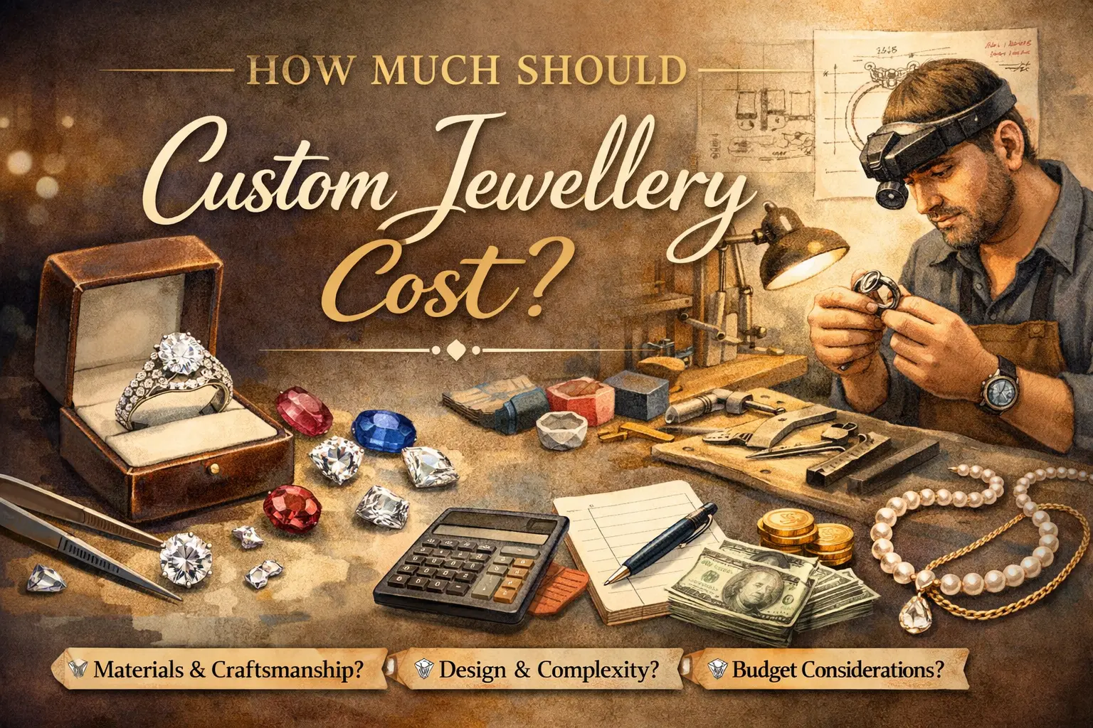 How Mucha Should Custom Jewellery Cost-valentinesilverinternational