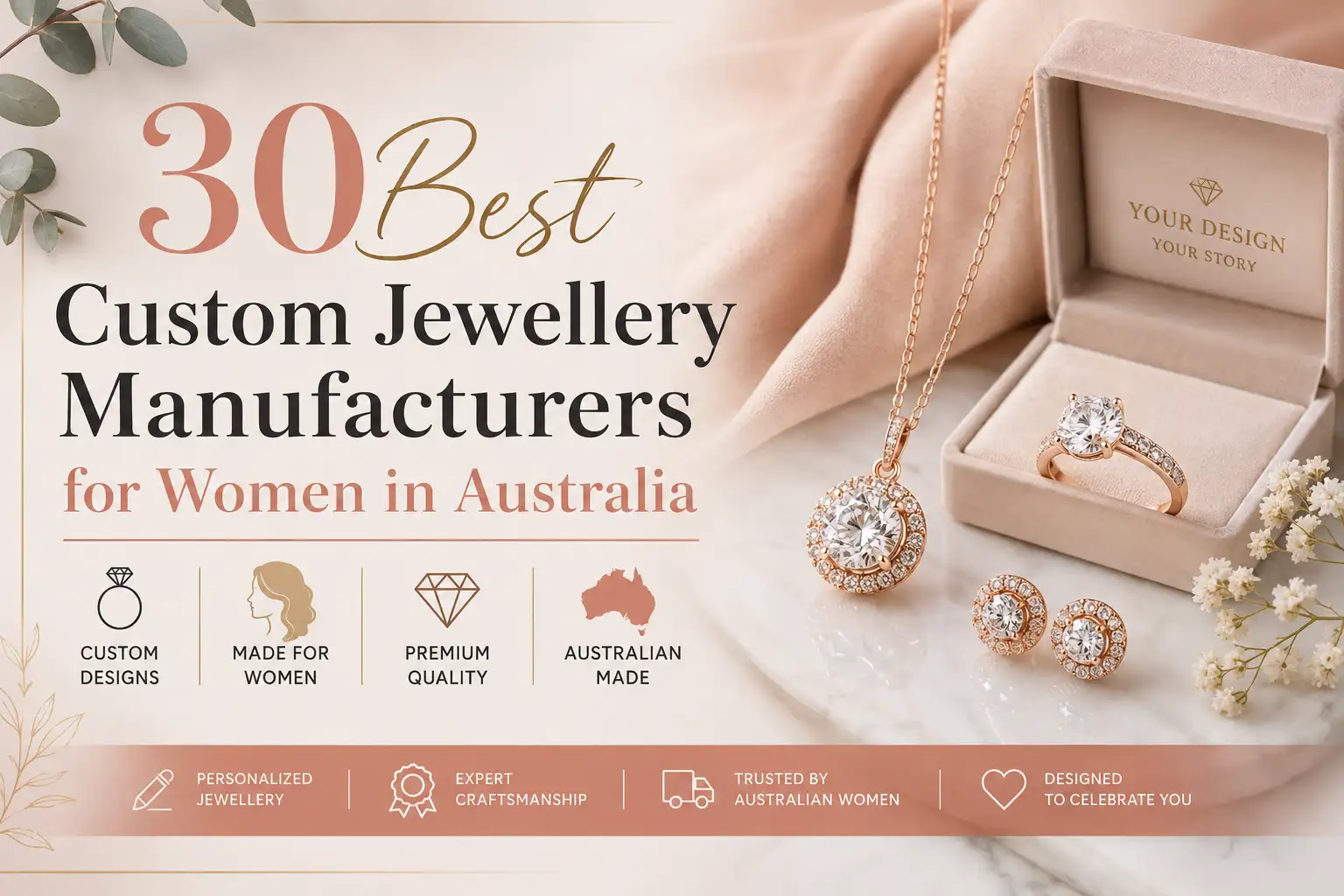 30 Best Custom Jewellery Manufacturers for Women in Australia-valentinesilverinternational