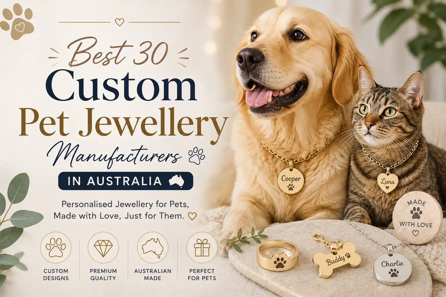 Best 30 Custom Pet Jewellery Manufacturers in Australia-valentinesilverinternational