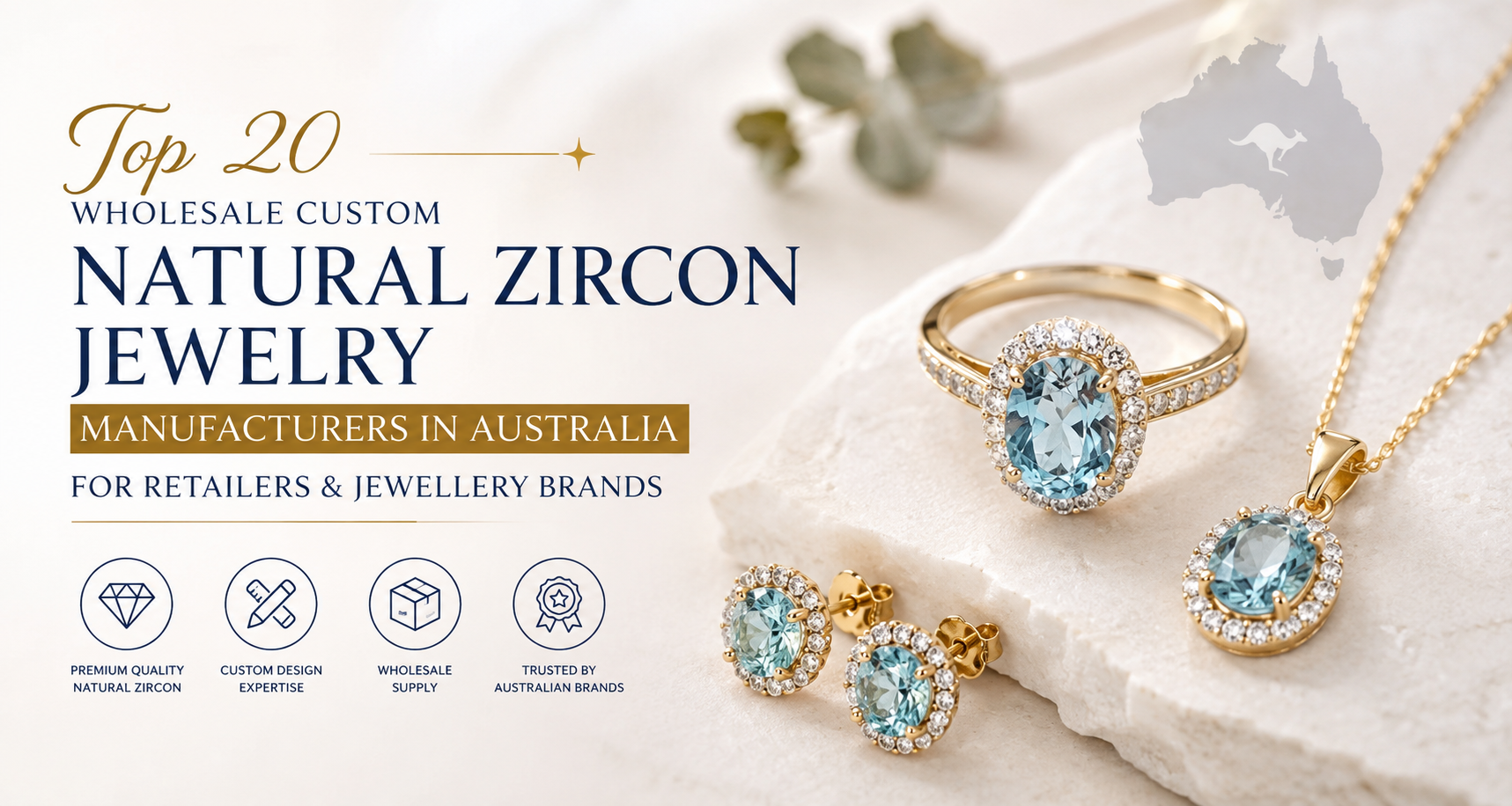 Top 20 Wholesale Custom Natural Zircon Jewelry Manufacturers in Australia for Retailers & Jewellery Brands-valentinesilverinternational